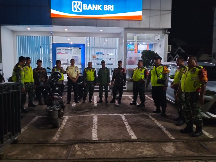 Kodim 0712/Tegal Gelar Patroli Gabungan di Kedungbanteng, Jaga Kondusifitas Pasca Idul Fitri