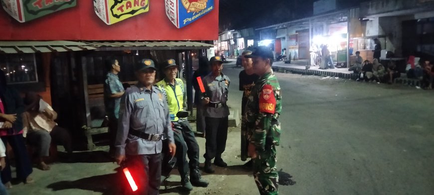 Patroli Gabungan Koramil 17/Balapulang Jaga Kondusifitas Wilayah