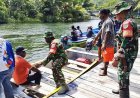 Antisipasi Luapan Danau Sentani, Koramil Sentani Bersama Warga Normalisasi Kali Jaifuri