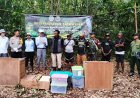 Peran Aktif Babinsa Muting, Dukung Pelepasliaran Satwa Untuk Keseimbangan dan Kelestarian Alam