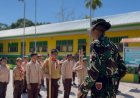 Prajurit Yonif TP 860/NSK Laksanakan Sosialisasi Gerakan Dasar PBB di MI At-Taqwa