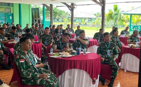 Rapat Kerja Teknis Intelijen, Siber, dan Penerangan Kodam XXIV/MT TA 2026 Samakan Persepsi dan Perkuat Kinerja Satuan