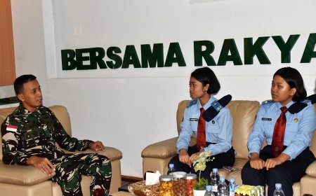 Dandim Merauke Sambut Taruna Nusantara, Kobarkan Semangat Generasi Muda Papua Selatan