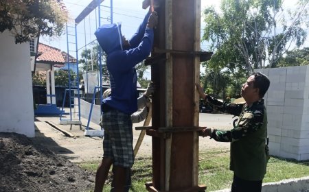 Progres Pembangunan Koperasi Desa Merah Putih (KDKMP) Kelurahan Kraton, Kecamatan Tegal Barat, Kota Tegal