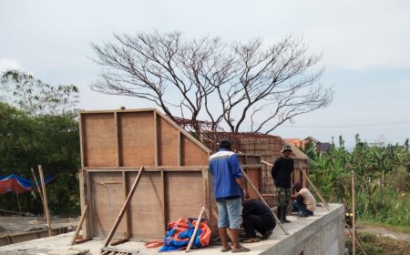 Jembatan Gantung Garuda Gembongdadi Masuki Tahap Konstruksi Kunci