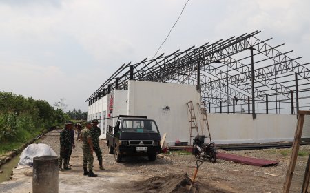 Dandim 0704 Banjarnegara Tinjau Langsung Progres Pembangunan KDKMP