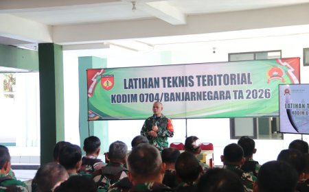 Dandim 0704 Banjarnegara Buka Latnister Tekankan Peningkatan Kemampuan Prajurit