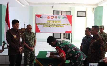 Kodim 0704 Banjarnegara Serahkan Kendaraan Operasional Truk untuk KDKMP