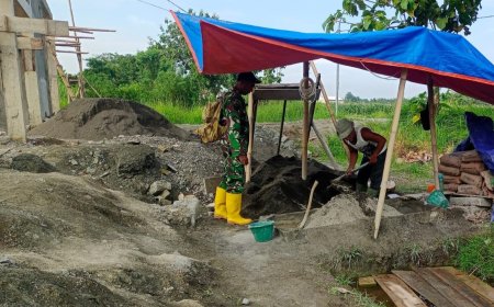 Progres Pembangunan Koperasi Desa Merah Putih di Pecangakan Terus Berlanjut