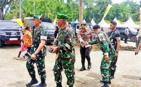 Hadiri HUT Keerom, Kasdim 1701/Jayapura: Sinergi Lintas Sektor Dorong Percepat Pembangunan
