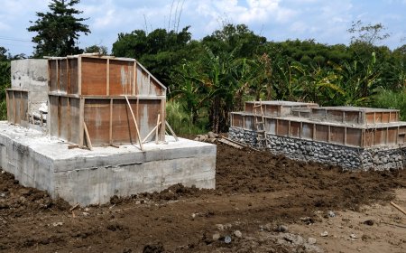 Pembangunan Jembatan Gantung Garuda Kali Wuri Capai Tahap Penyelesaian Pondasi