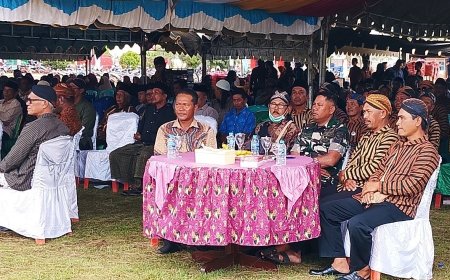 Halal Bihalal HKJSM di Kurik Pererat Silaturahmi, Danpos Ramil Hadir Jaga Kondusivitas
