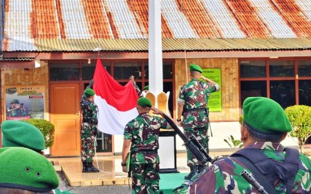 Jadi Inspektur Upacara, Letkol Mustafa Pesan Jaga Keimanan dan Etika di Medsos