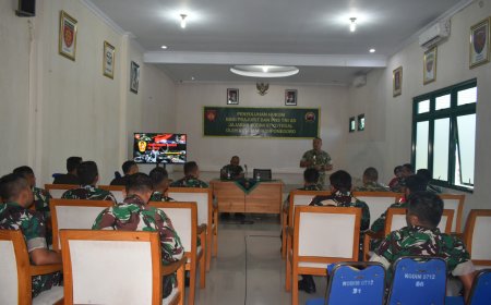 Kodim 0712/Tegal Terima Penyuluhan Hukum dari Kumdam IV/Diponegoro