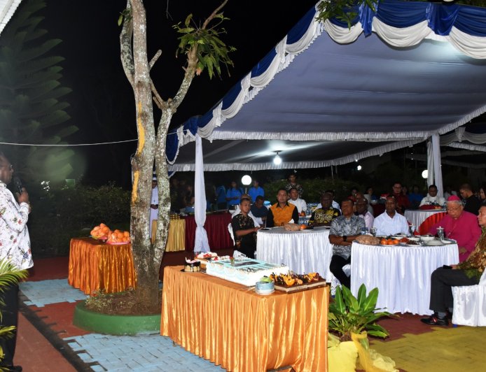 Dandim 1707/Merauke Hadiri Perayaan Hut ke-77 Uskup Agung Merauke Berlangsung Khidmat