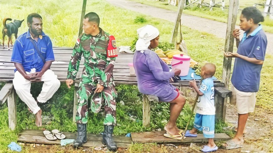 Serka Rahim Ajak Warga Kaureh Jaga Kamtibmas dan Kebersihan Lingkungan