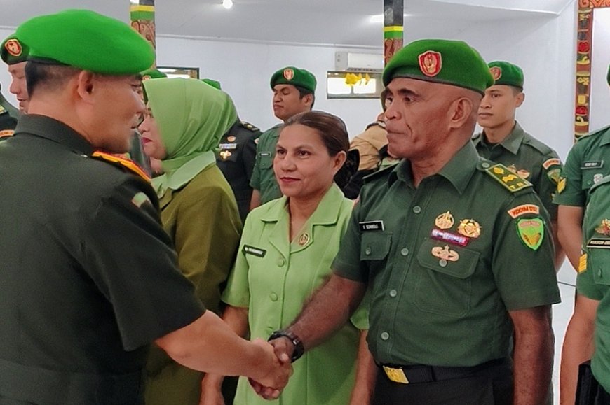 Personel Kodim Merauke Naik Pangkat, Menguatkan Langkah Prajurit Mengabdi Untuk Bangsa