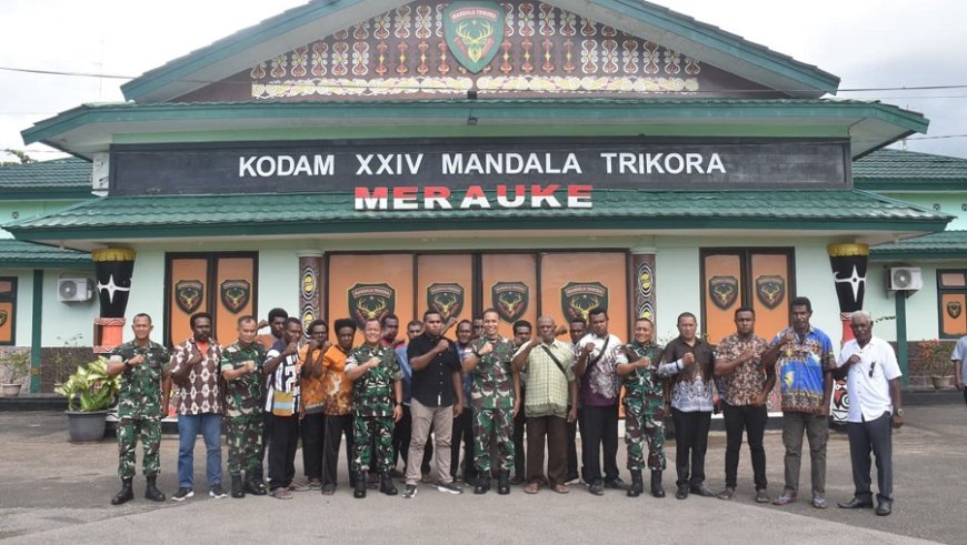 Pangdam XXIV/MT Terima Penyerahan Tanah Ulayat, Tonggak Strategis Penguatan Pertahanan dan Kesejahteraan Papua Selatan