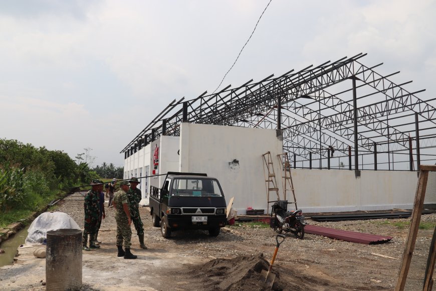 Dandim 0704 Banjarnegara Tinjau Langsung Progres Pembangunan KDKMP