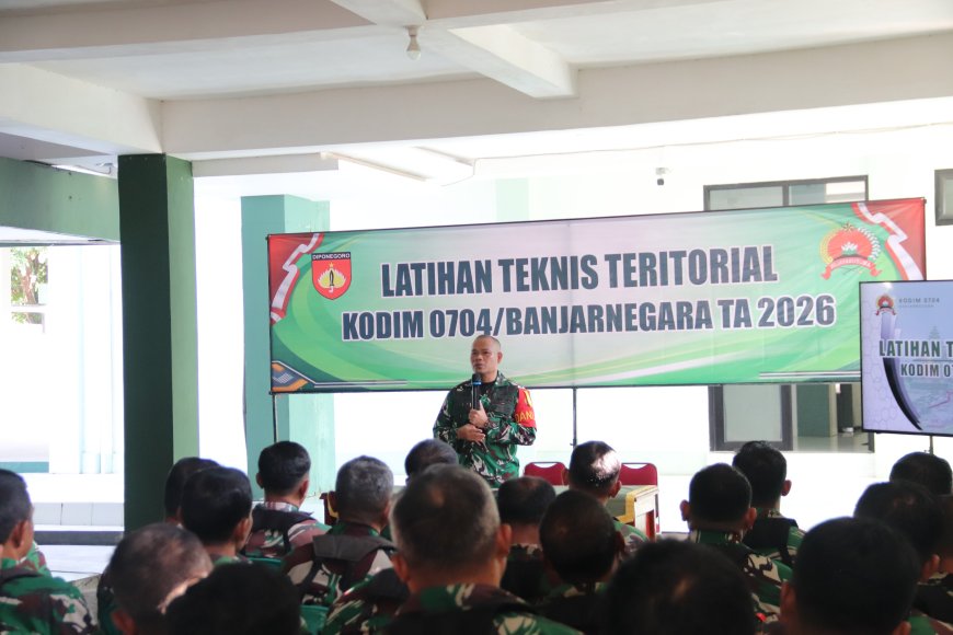 Dandim 0704 Banjarnegara Buka Latnister Tekankan Peningkatan Kemampuan Prajurit