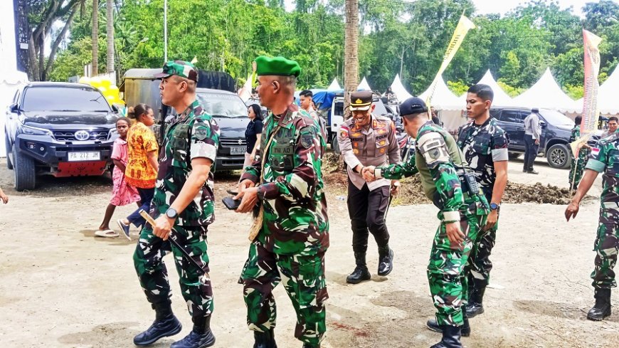 Hadiri HUT Keerom, Kasdim 1701/Jayapura: Sinergi Lintas Sektor Dorong Percepat Pembangunan