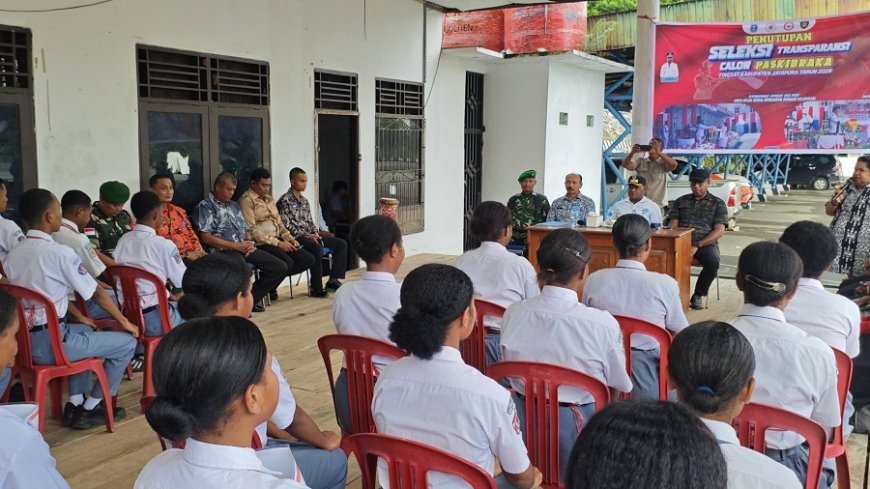 Wabup Jayapura Tutup Seleksi Paskibraka, Danramil Sentani Apresiasi Transparansi dan Integritas