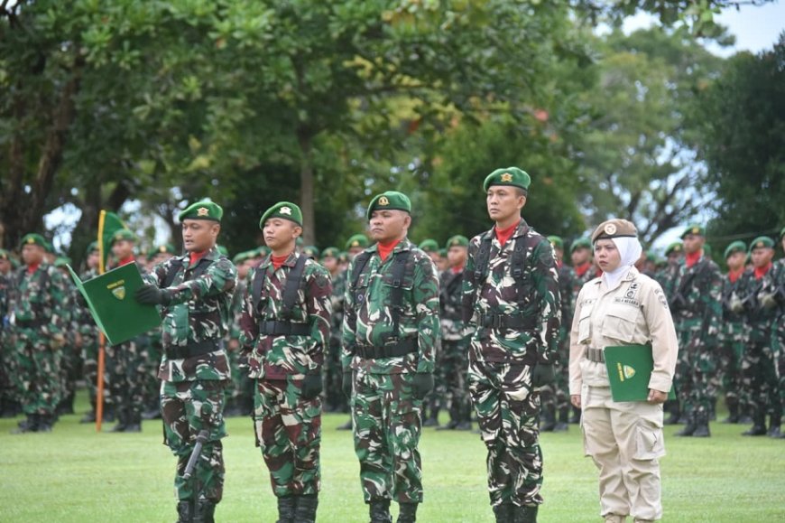 Pangdam XXIV/Mandala Trikora Pimpin Upacara, Tegaskan Komitmen Prajurit Menuju TNI Profesional, Modern dan Berintegritas