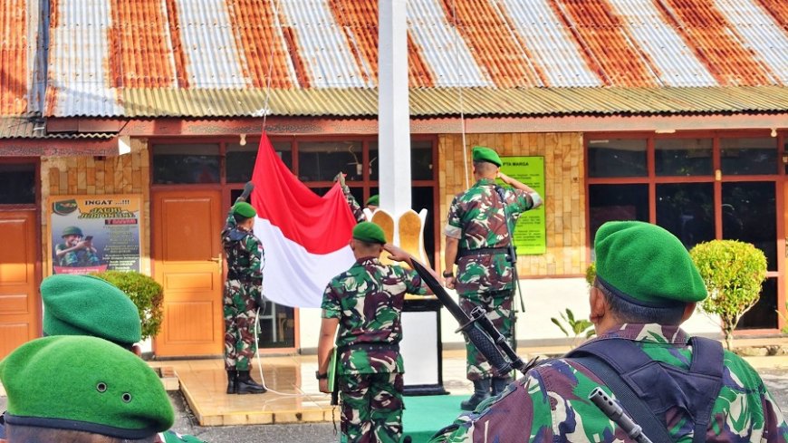 Jadi Inspektur Upacara, Letkol Mustafa Pesan Jaga Keimanan dan Etika di Medsos