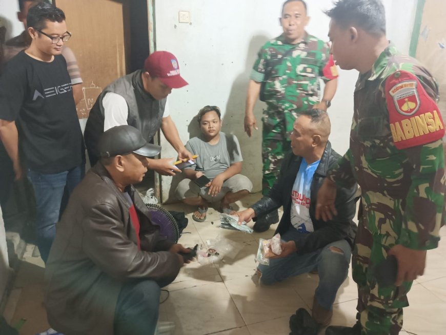 Danramil 11/Pangkah Pimpin Penggerebekan Warung Penjual Obat Terlarang di Desa Jenggawur