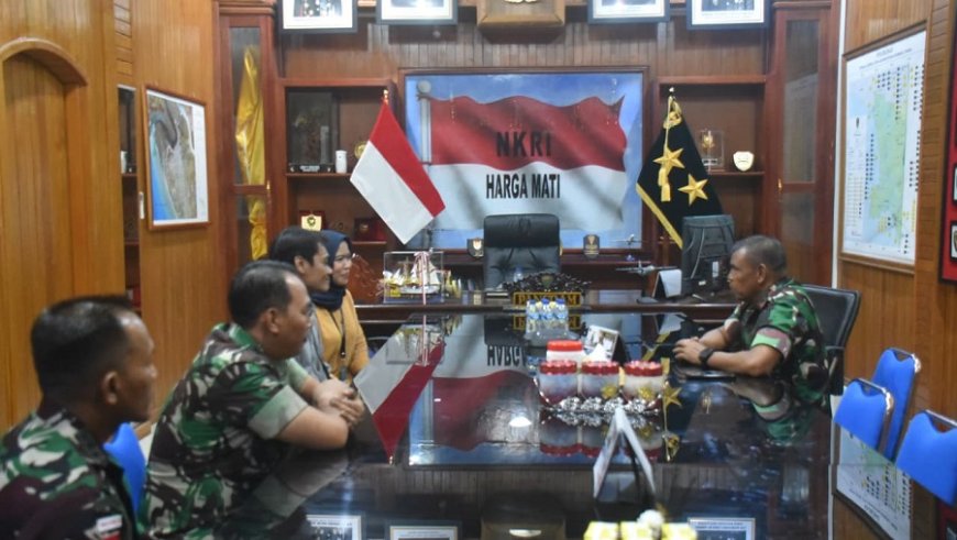 Pangdam XXIV/MT Terima Kunjungan Kompas TV, Perkuat Sinergi TNI dan Media Nasional