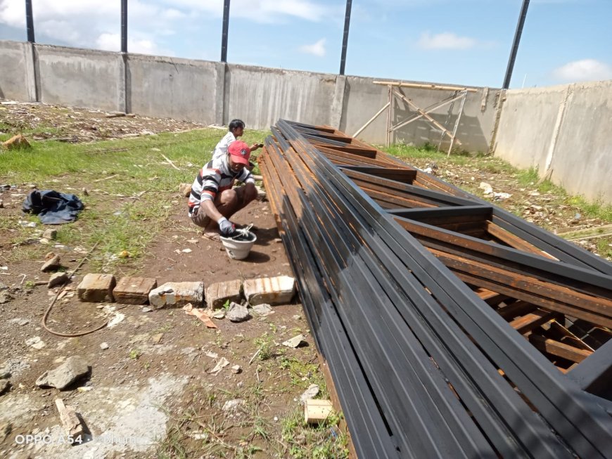 Babinsa Koramil 05 Batur Awasi Pembangunan KDKMP di Desa Sumberejo