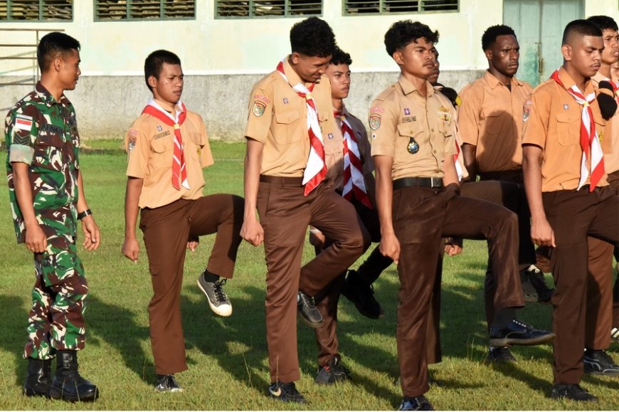 Persami Bela Negara KKRI di Merauke, Wujud Nyata Pembinaan Generasi Muda Berkarakter