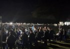 Prajurit Yonif TP 860/NSK Hadiri Ibadah Malam Syukur Hari Jadi Kabupaten Waropen