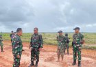 Pangdam XXIV/MT Tinjau Food Estate Wanam, Perkuat Komitmen Ketahanan Pangan Nasional