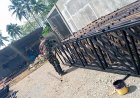 Babinsa Madukara Dampingi Pembangunan KDKMP di Desa Dawuhan
