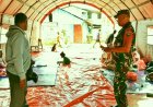 Babinsa Dampingi Pengungsi, Data Kebutuhan Warga Terdampak Kebakaran