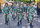 Asah Ketahanan Fisik dan Mental Prajurit, Kodim 1701/Jayapura Gelar Hanmars PSJM
