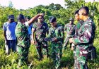 Libatkan Tokoh Adat dan Pemilik Hak Ulayat, Asren dan Dandim Survei Lokasi Pembangunan Yon Armed