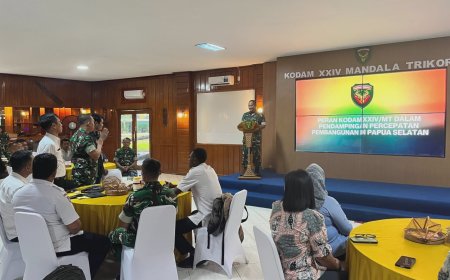 Perkuat Deteksi Dini, Kodam XXIV/MT Gelar Pembinaan Jaring Mitra Karib TA 2026 di Merauke