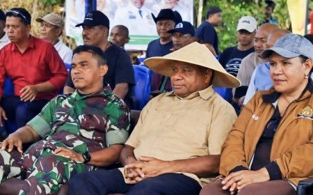 Panen Raya Jagung Nasional di Keerom, Danramil Arso: TNI Siap Kawal Program Ketahanan Pangan