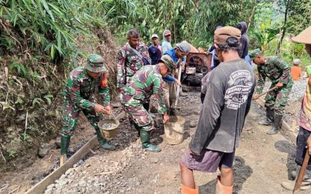 TMMD Sengkuyung 2026 TNI dan Warga Lawen Bersatu