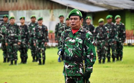 Letkol Czi Dili Eko Setyawan Pimpin Upacara Bendera, Teguhkan Nasionalisme dan Disiplin Prajurit