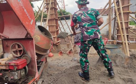 Babinsa Sigaluh Dampingi Pembangunan KDKMP di Kalibenda