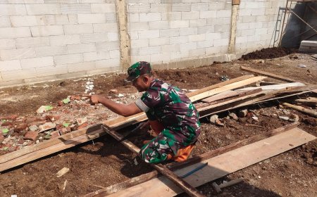 Pengawasan Babinsa Sigaluh Percepat Pembangunan KDKMP Kalibenda