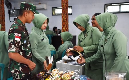 Ketua Persit Cabang XVI Kodim 1707/Merauke: Kebersamaan dan Keharmonisan Keluarga Jadi Kekuatan Utama Persit