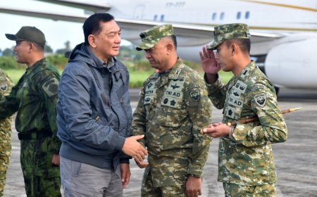 Letkol Czi Dili Eko Setyawan Sambut Menhan RI di Merauke, Perkuat Ketahanan Pangan Papua Selatan