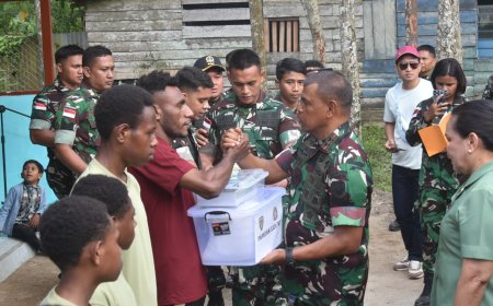 Sentuh Hati Anak-Anak Papua Selatan, Pangdam XXIV/MT Resmikan Rehab Panti Asuhan Abba