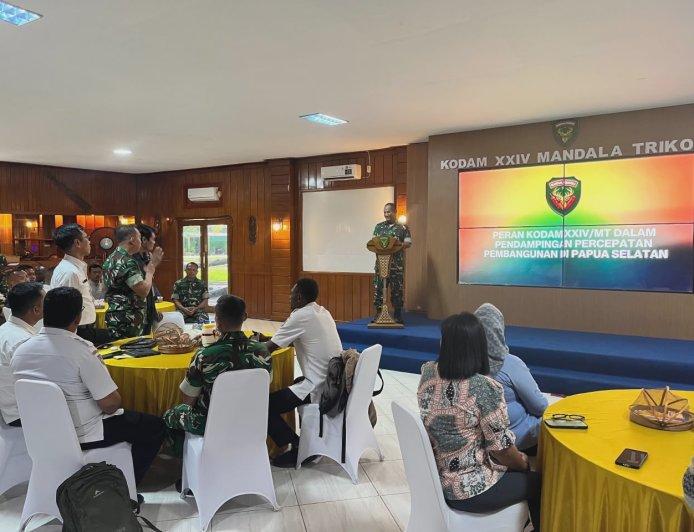 Perkuat Deteksi Dini, Kodam XXIV/MT Gelar Pembinaan Jaring Mitra Karib TA 2026 di Merauke
