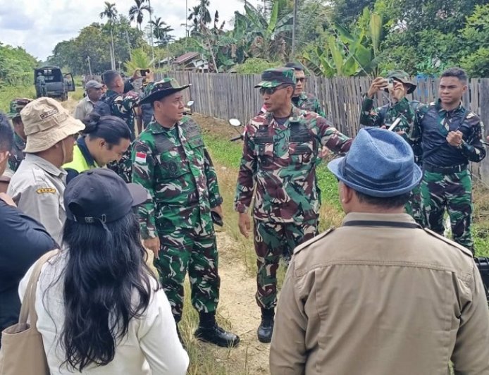 Tim Kementan Survei Lahan, Koramil Senggi dan Warga Siap Wujudkan Kawasan Pertanian Unggulan