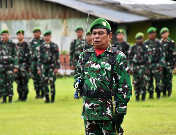 Letkol Czi Dili Eko Setyawan Pimpin Upacara Bendera, Teguhkan Nasionalisme dan Disiplin Prajurit